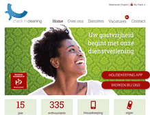 Tablet Screenshot of checkincleaning.nl